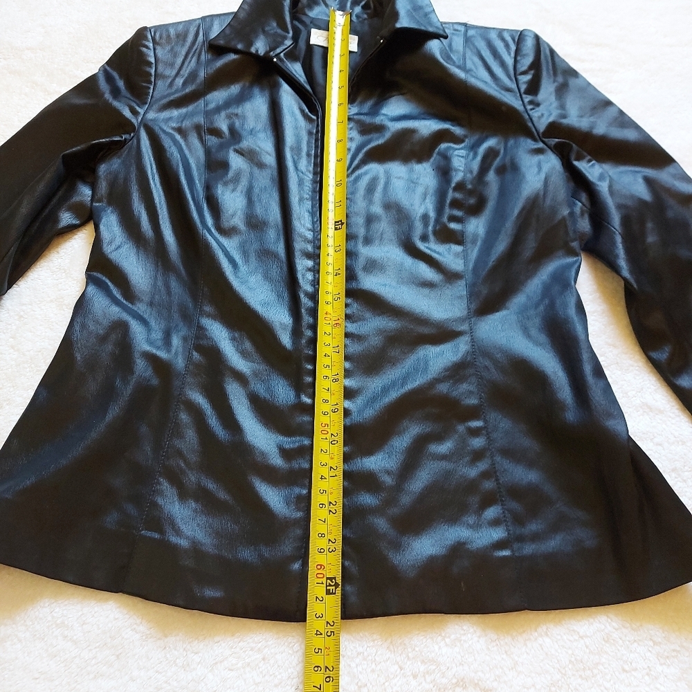 Women's fitted jacket (blazer) in black by Caché size 8 - Picture 8 of 10